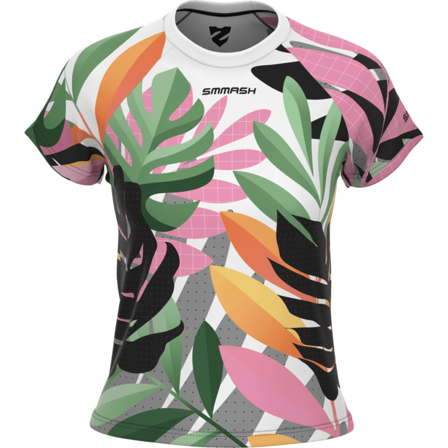 DAMEN LOCKERES TECHNISCHES SHIRT MIT KURZEM ÄRMEL