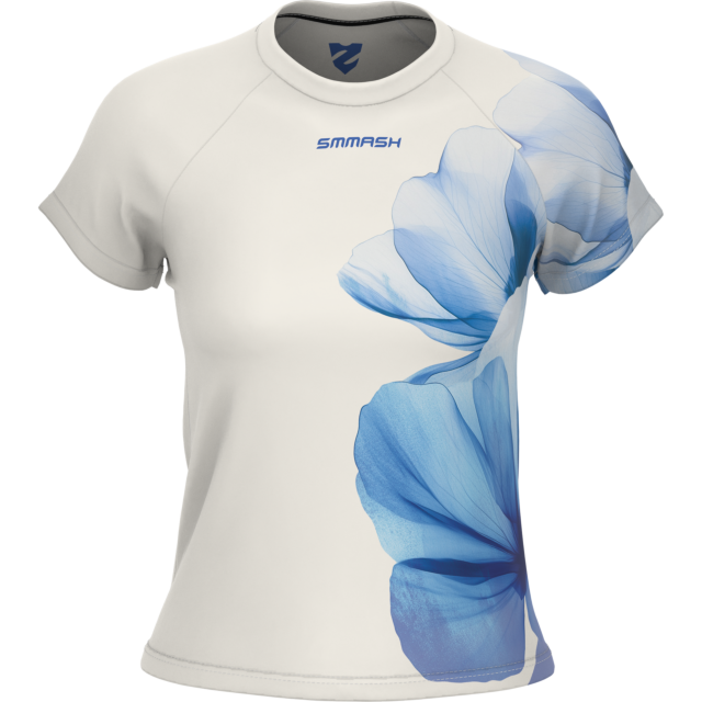 DAMEN LOCKERES TECHNISCHES SHIRT MIT KURZEM ÄRMEL