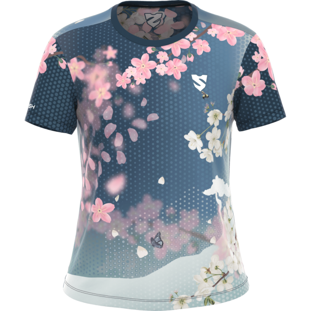 DAMEN-TRAININGSSHIRT MIT KURZEN ÄRMELN