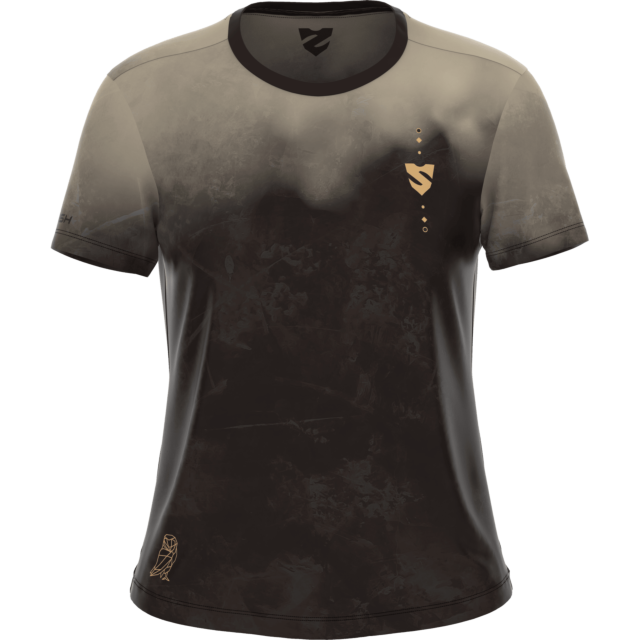 DAMEN-TRAININGSSHIRT MIT KURZEN ÄRMELN