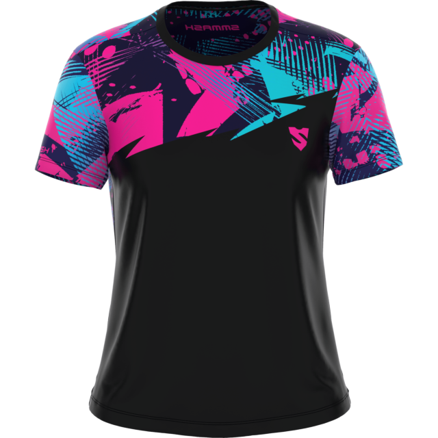 DAMEN-TRAININGSSHIRT MIT KURZEN ÄRMELN