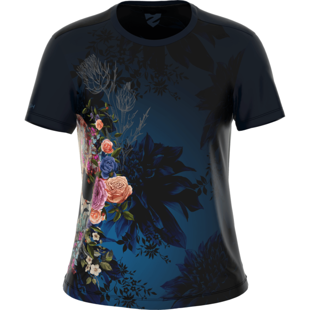 DAMEN-TRAININGSSHIRT MIT KURZEN ÄRMELN