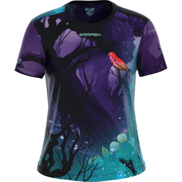 DAMEN-TRAININGSSHIRT MIT KURZEN ÄRMELN