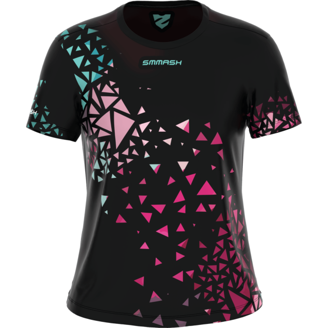 DAMEN-TRAININGSSHIRT MIT KURZEN ÄRMELN